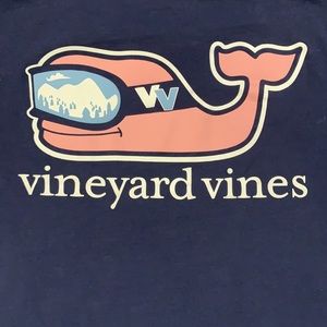 Vineyard Vines Skiing Whale Tee